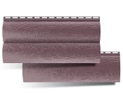 блок хаус красно коричневый