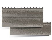 блок хаус тёмно бежевый